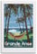 qiyan Retro-Reiseposter Grande Anse • Ile De La Reunion Poster, dekoratives Gemälde, Leinwand, Wandposter und Kunstdruck, moderne Familienschlafzimmer-Dekoration, Poster, 30 x 45 cm