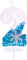 2nd Birthday Candles Frozen Theme Number 2 Candles for Birthday Cake, 2nd Candles Blue 2 Birthday Candles for Cake, 2nd Birthday Cake Candles Cake Toppers for 2 Year Old Girls Frozen Blue