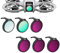 Honbobo Filtro per DJI Neo Filtro per obiettivo ND UV CPL Filtro Protezione dell'obiettivo Accessori per DJI Neo (6pcs(UV+CPL+ND8+ND16+ND32+ND64))