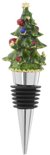 Garneck Santa Claus Wine Stoppers Christmas Tree Decorative Wine Accessory for Women