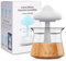 Luftbefeuchter, 450ML Luftbefeuchter Kinderzimmer, luftbefeuchter schlafzimmer,BPA-Frei, Auto Abschaltung, Leicht zu Reinigender Humidifier für Büro, Pflanze (06 Holzmaserung)