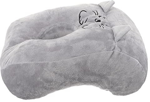 WESIEVYA Nickerchenkissen Büro Nackenkissen Mit Armloch Cartoon Schlafkissen Für Schreibtisch Und Stuhl Komfortables Leichtes Nickerchen-Kissen Geschenkidee Für Kollegen Und Freunde Graues