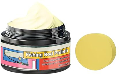 Angelrutenreiniger – 100 g Polierpaste mit langanhaltender Reinigung und Politur für Angelrute | reduziert Verschleiß, schützender Glanz, robuste Formel, Paste