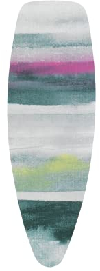 Brabantia Perfect Fit Cover Fodera con Spugna Mollettone da 4 mm, Tessuto, Morning Breeze, 135x45 cm