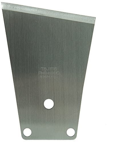 Tajima PHR-HB80 Scrape-Rite Solid-Core Scraper Replacement Blade Hard Rigid with an Angled Edge 80MM