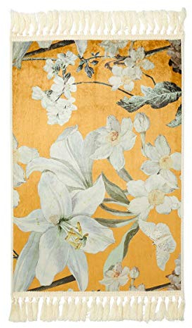 ESSENZA Teppich Rosalee Senfgelb 60x90 cm