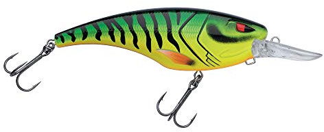 Berkley Zilla Deep Dive Hechtköder – 3–5 m+ tauchender Crankbait mit Roll-Action – mit Fusion 19 Drillingen – bleifrei