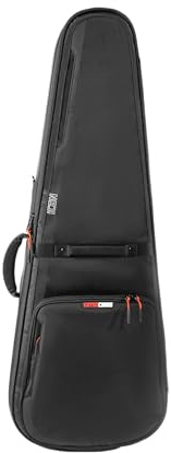 Gator CASES - Custodia per Chitarra Acustica Dreadnought ICON Series G-ICONDREAD – Semi-Rigida, Impermeabile, con Fodera in Velluto Rosso e Tasche Multiple