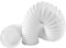 12,5 cm/125 mm – 3 m di lunghezza Bianco PVC tubo di raccolta polvere – Tubo vuoto flessibile – ideale per tende a serra, growbox, serre, ventilazione domestica plastica – tubo in acciaio a molla