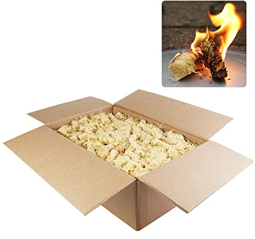 KOKA 10 kg de lana ecológica para encender chimeneas, encendedores ecológicos