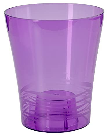 Generico VASO per ORCHIDEE tondo TRASPARENTE VIOLA VANDA fondo rialzato Ø 16 cm Tera AMDGarden
