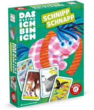 Piatnik Das Kleine ICH Bin ICH- Schnipp Schnapp | Der Klassiker unter den Kinderspielen | Ab 3 Jahren | 2-6 Spieler | Kompaktes Spiel für Zuhause und Unterwegs, Weiß