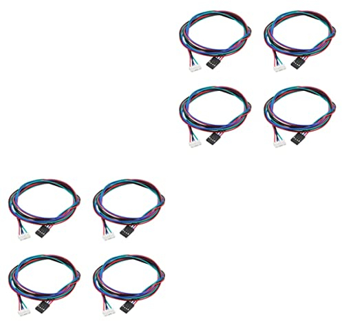 VILLCASE Drahtseil 8 Stk Schrittmotor Kabel Extrudermotor Stoßverbinder Nema 17 Schrittmotor Bipolarer Schrittmotor Motorkabel Zubehör Terminal-Anschlüsse