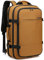 TUGUAN Travel Backpack for Men, 30L-40L Expandable Carry on Cabin Backpack, Large Work Rucksacks for Plane Hand Luggage Business Rucksack Fits 17 inch Laptop, Brown