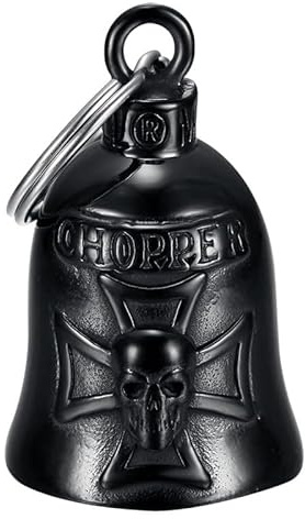 MOCY BELL - Motorcycle bell Chopper Guardian Gremlin Mocy Bell Stainless Steel Black