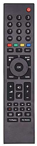 Riry Ersatz Fernbedienung Grundig Fernseher RC3214801 03 Kompatibel mit passend für die meisten Grundig Universelle Smart-TVs