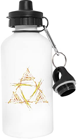 Triforce Bouteille D'eau En Acier Inoxydable Flacon Écologique Réutilisable Blanc
