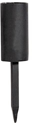 Nordal Kerzenhalter Stecker 12cm Schwarz