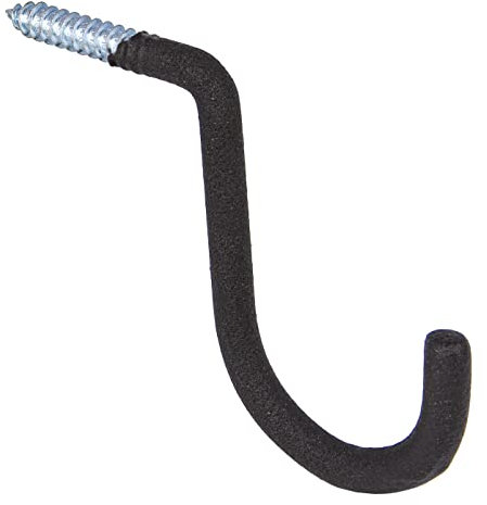 Amig - Gancho para Colgar Herramientas - Soporte Pared Acero Antideslizante - Capacidad Carga 25 kg - Ideal para Bicicletas y Jardín - Fácil Instalación