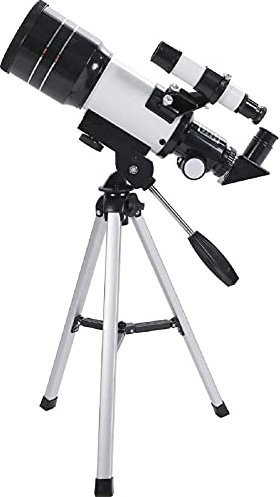 DERBUT Teleskop für Kinder, Astronomie, Anfänger, Erwachsene, 70-mm-Teleskop für Astronomie, Starterfernrohr mit Stativ, Sucherfernrohr