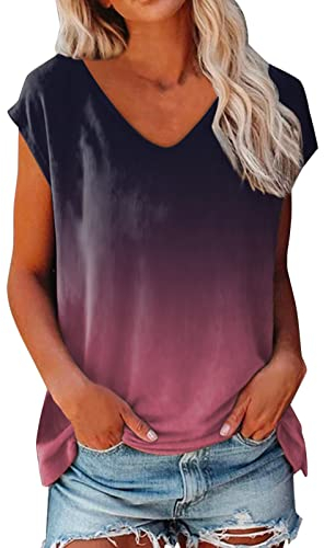 Bluse Damen Elegant ärmellose t-Shirt Crop Tops Shirt Oberteile Frauen Schwarz Kleidung Frau Sommer Shirts Top Damen V-Ausschnitte Tshirt Casual Rundhals Klamotten Teenager Mädchen
