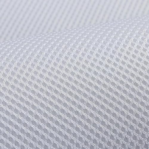 1MX1.6M Breathable Speaker Mesh Cloth Dustproof Soundproof Net Handmade DIY Upholstery Cloth Radio Acoustic Protective Cloth (White)
