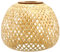 POPETPOP Abat-jour en rotin - Abat-jour en bambou - Abat-jour en bambou Boho - Abat-jour tissé pour lampes sur pied, lampes de table, lampes murales