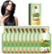 2024 natürliche Pflanzenhaarfarbe, natürliche Pflanzenhaarfarbe 30ml 10 packs/box, neue Pflanzenblase Haarfarbe, natürliches Shampoo (1, Kastanienbraun)