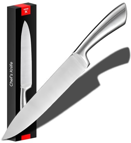 Professionelles Kochmesser - 20 cm Klinge - Spülmaschinenfest - Geeignet für Rechts- und Linkshänder