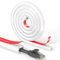 Canalina Passacavi Auto-adesiva da 2 meter, Canalina Passacavi Copricorda in PC Morbido, Canalina Passacavi Muro Adesiva, per Home Ufficio, 15mm (W) x 10mm (H) x 2meter (L), bianco
