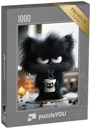 puzzleYOU: Puzzle 1000 Teile „LITTLEMONSTERTIME: Joe“ – aus der Puzzle-Kollektion Illustrationen, Kunst & Fantasy