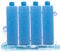 Ice Packs Long Lasting Freezer Blocks Reusable Portable Cooler Freezer Ice Packs Keep Cool for Refrigerator Air Conditioner Fan 4Pcs (Random Color)