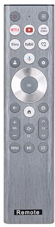 PERFASCIN ERF6A80 Replaced Voice Remote Control fit for Hisense 4K ULED LED Smart TV U9N 98UX U8 A7 Series with Backlight Buzzer Search and Gravity Sensing Function