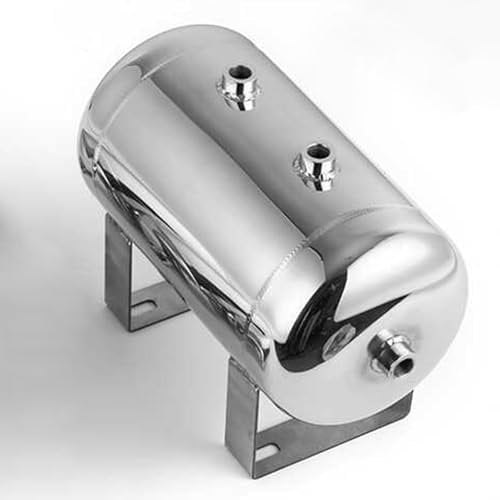 Replacement Horizontal Air Compressor Tank, Small 5 10 20 Litre Large 30 40 50 L Stainless Steel Reservoir Air Tank Kit Portable for High Pressure, Tanque De Aire Para Compresor(5 L/1.32 Gal (34x16x23