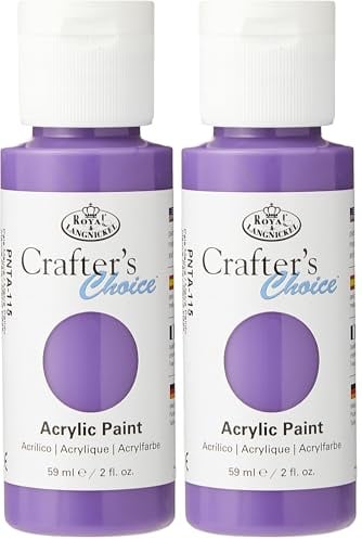 Royal & Langnickel Pale Mauve Acrylic Paint - 59ml (Pack of 2)