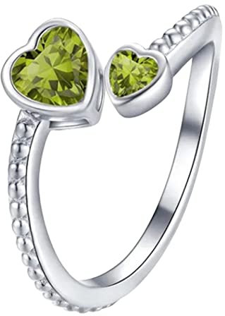 Selbstliebe-Ringe für Frauen, 12 Geburtssteine, Angst, Dekompression, rotierender Ring, Dekompressionsring, Geburtstag für sie, 12 Geburtssteine, Ring, verstellbare Öffnung, Schmuck-Set für Teenager,