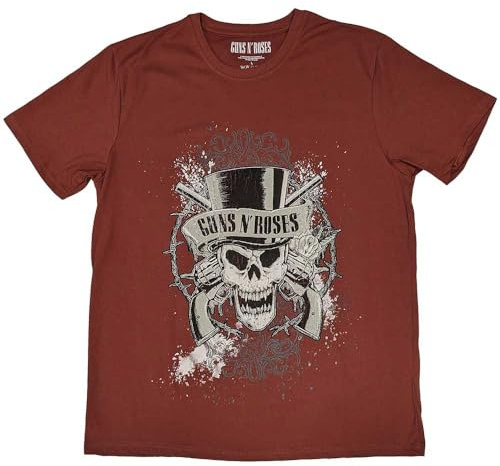 Guns N Roses Faded Skull Official Tee T-Shirt Mens Unisex