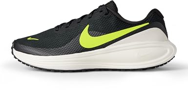 Nike Damen Revolution 8 Straßenlaufschuhe, Schwarz/Cyber/Phantom, 5.5