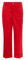 s.Oliver High-Rise-Culotte aus Baumwollstretch mit Bügelfalten rot 46