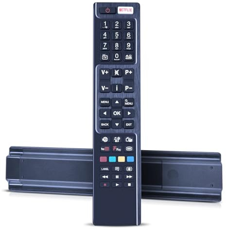 CLVIZCXOM RC4848F Remote Control Fit for Bush DLED32287HDCNTDFVP TV Remote Control for 32 Smart TVs
