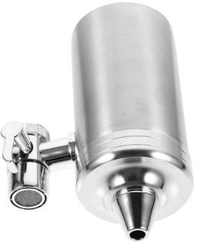 NUOBESTY 1pezzi Filtro Per Rubinetto Acqua Da Purificatore D'acqua in Acciaio Inossidabile Riduce Uso Bottiglie Immediato Ad Pulita