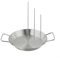 Spiedini in acciaio inox per barbecue, design verticale, con 3 punte, perfetti per cucinare pollo su rotanti per grigliate