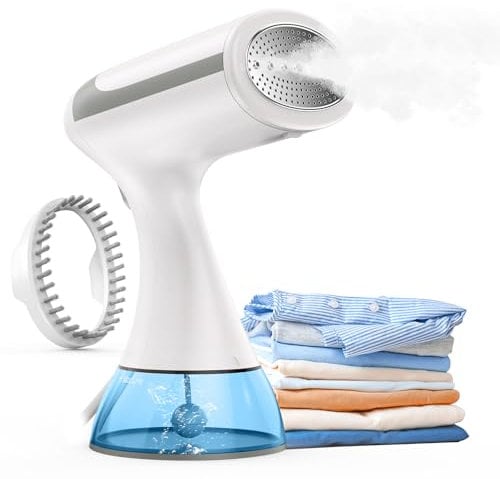 Plancha Vertical Vapor, 1500W Plancha Vapor Vertical con Tanque de Agua 300ml, Calentamiento Rápido de 20 Segundos, Plancha de Viaje, para El Hogar, La Oficina