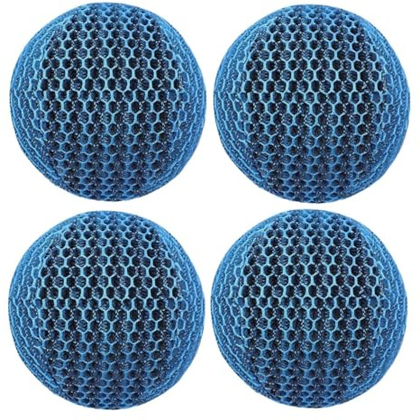 4 Stück Hot Tub Pool Scum Absorber, Hot Tub Cleaner Balls Pool Scum Absorber Wasser Reinigung Zubehör für Schwimmbad Badewanne Spa