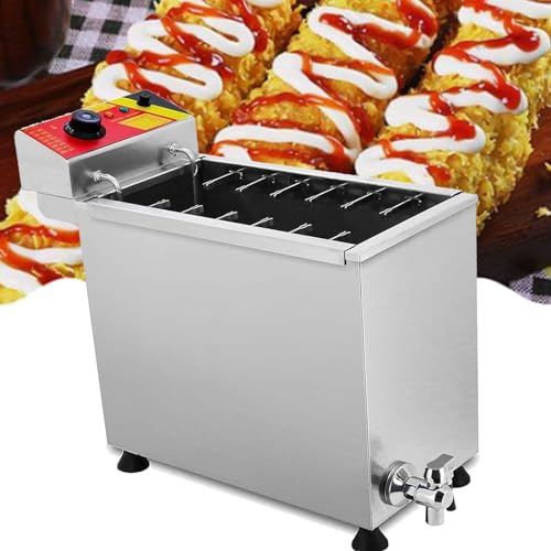 CAFIEDR Freidora eléctrica de Acero Inoxidable para Salchichas con Queso y Salchichas, para Uso doméstico en restaurantes, NP-393(392)