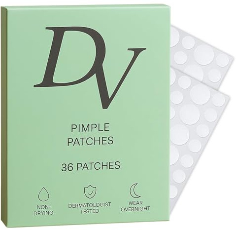 Dot Vana Hydrocolloid Pimple Patches – Spot Treatment Stickers for Face – Fast-Acting, Invisible, Vegan & Cruelty-Free – Korean Skincare (36)