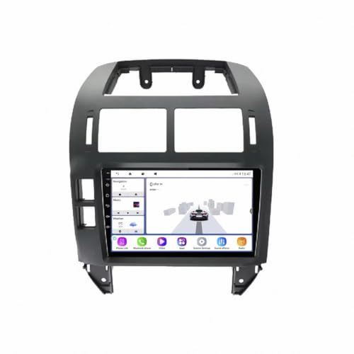 2 DIN Pantalla Radio para Volkswagen Polo Mk4 2004-2009 Android 15 9 Inches Radio Android FM Am Bluetooth USB para, 4 Core 2G+32G