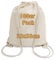 Cottonbagjoe 10 Baumwollrucksäcke für Kinder | klein, 33x38cm | mit Kordelzug, Natur | 33x38cm | Turnbeutel | Jutebeutel