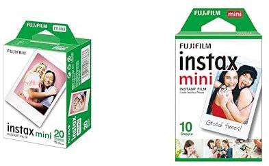 Fujifilm - Twin Films pour instax mini - 86 x 54 mm - 10 feuilles x 2 paquets + 10 feuilles x 1 paquet