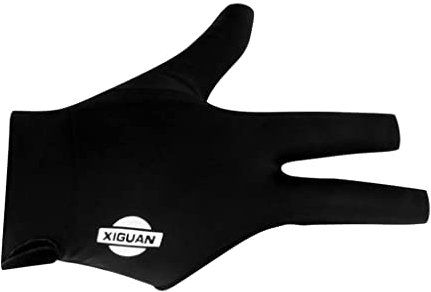 Sharplace Billard Handschuh 3 Billiard für Rechts Hand, Schwarz